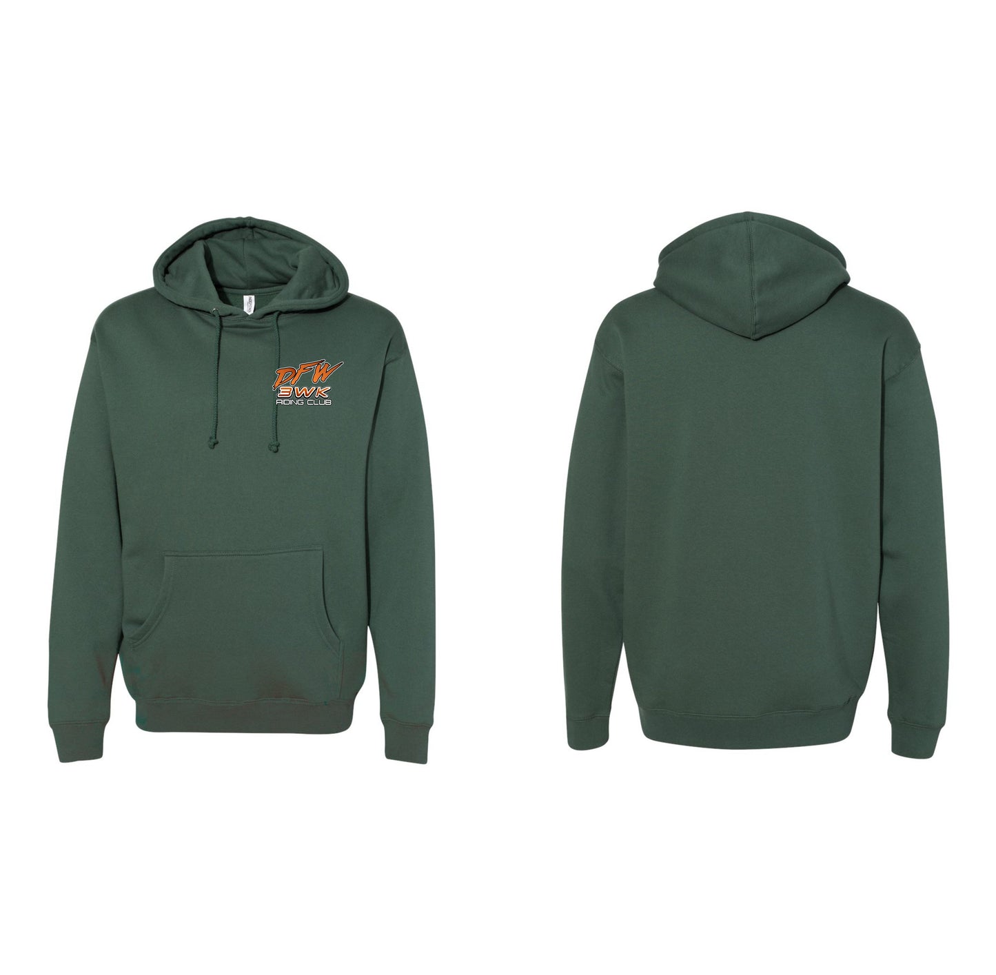 3 Wheel Kings Chest Logo Midweight Hoodie