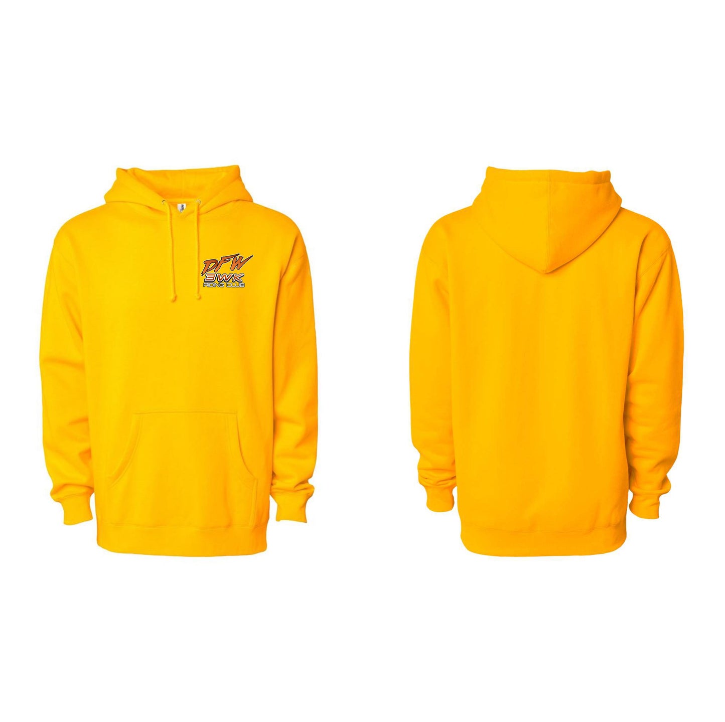 3 Wheel Kings Chest Logo Midweight Hoodie