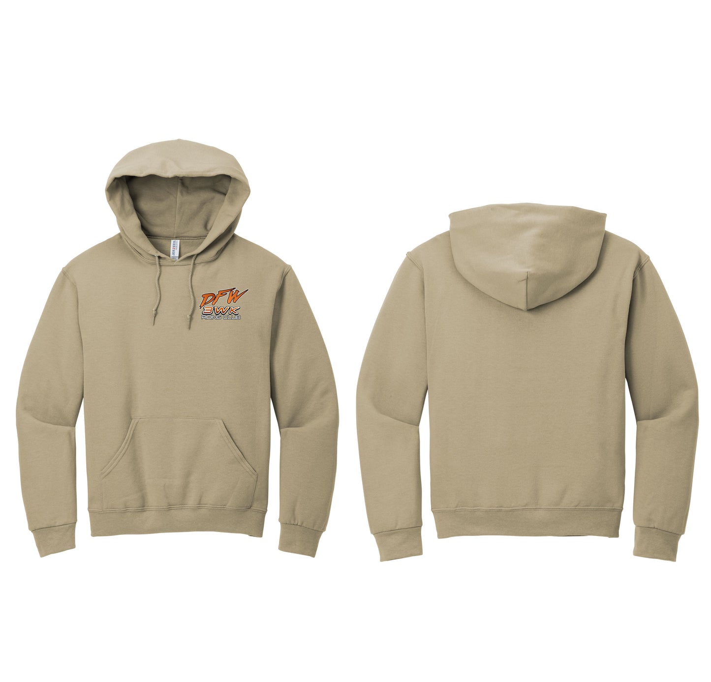 3 Wheel Kings Chest Logo Midweight Hoodie