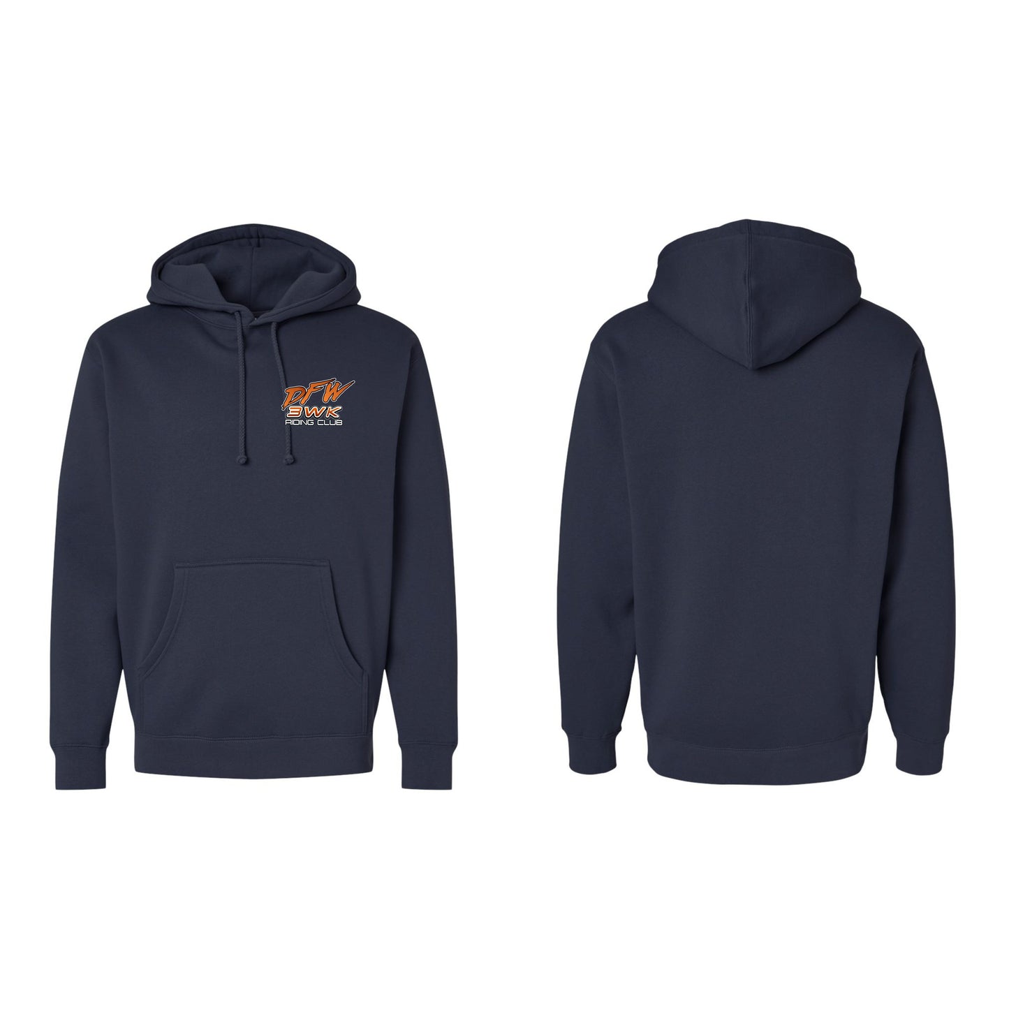3 Wheel Kings Chest Logo Midweight Hoodie