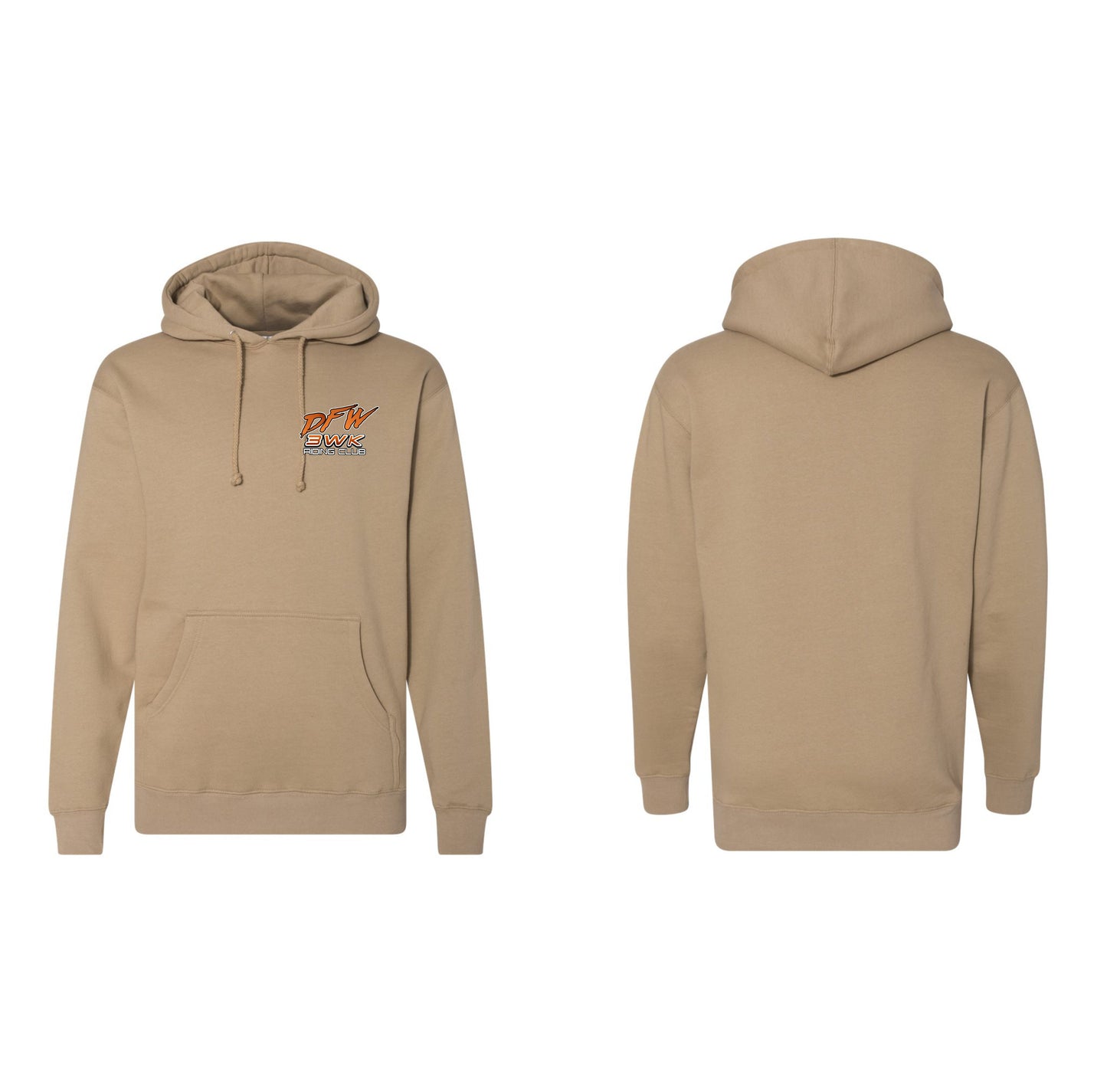 3 Wheel Kings Chest Logo Heavyweight Hoodie