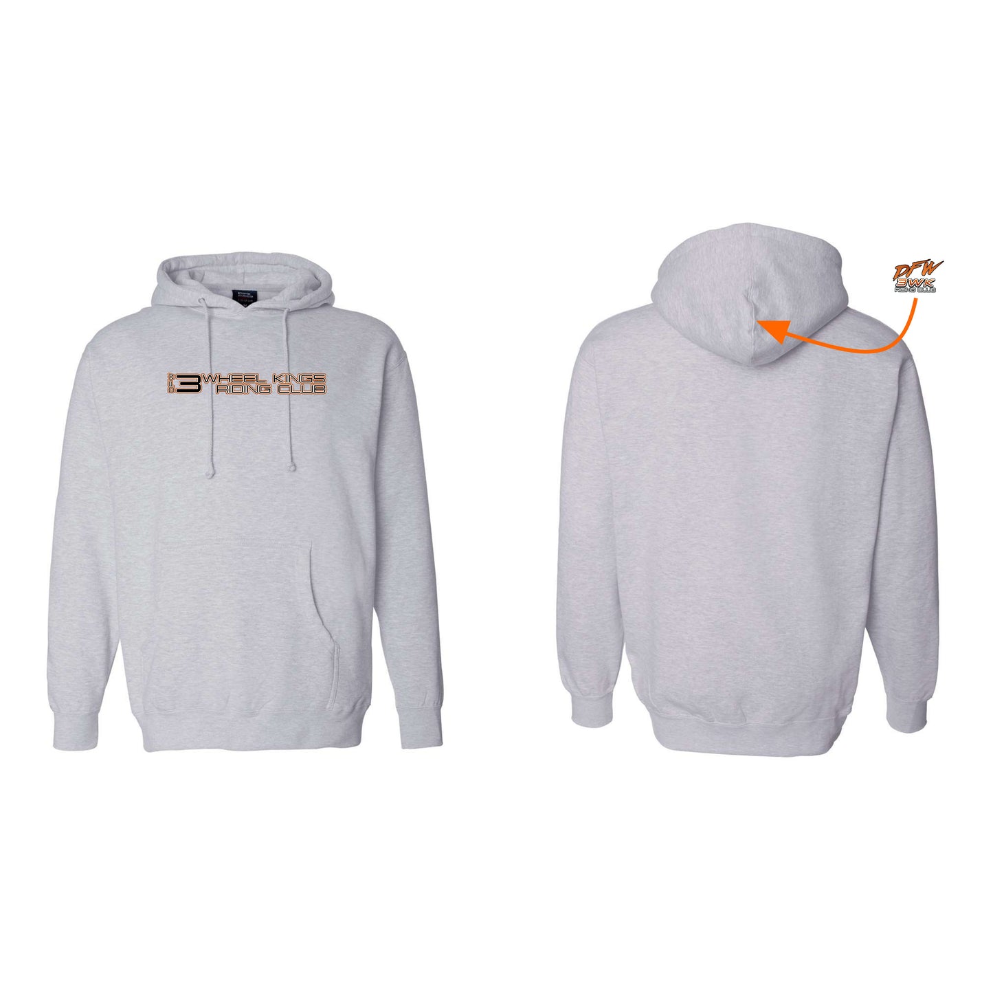 3 Wheel Kings Statement Midweight Hoodie