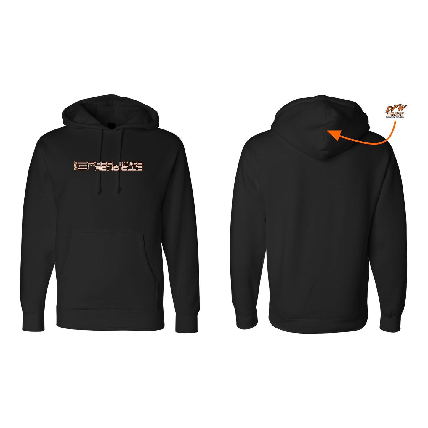 3 Wheel Kings Statement Midweight Hoodie
