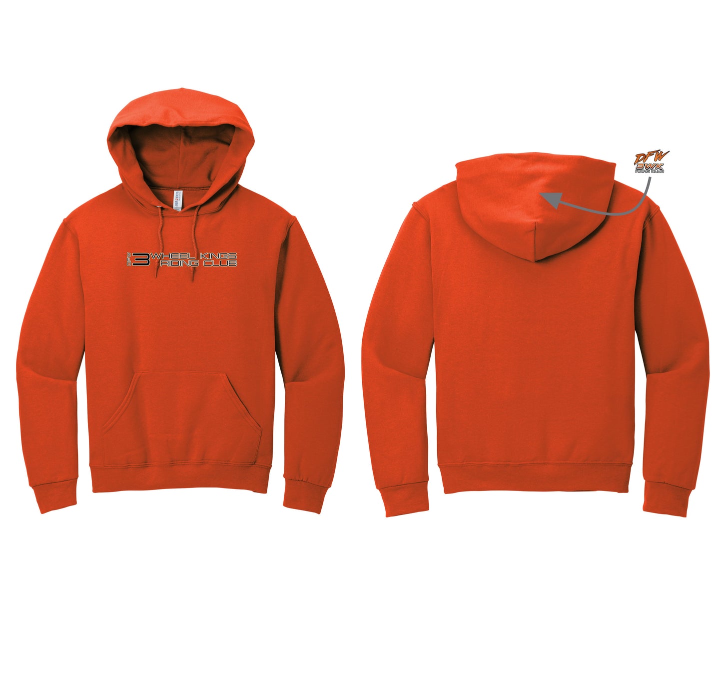 3 Wheel Kings Statement Midweight Hoodie