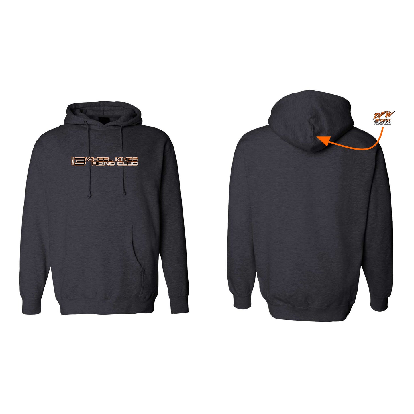 3 Wheel Kings Statement Midweight Hoodie