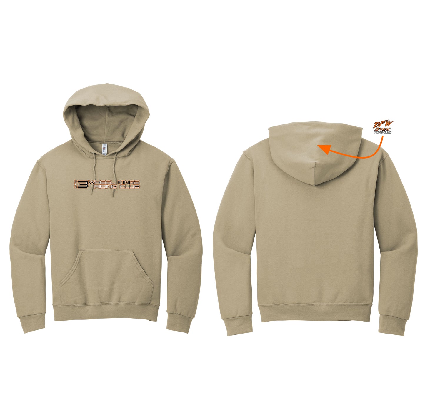 3 Wheel Kings Statement Midweight Hoodie