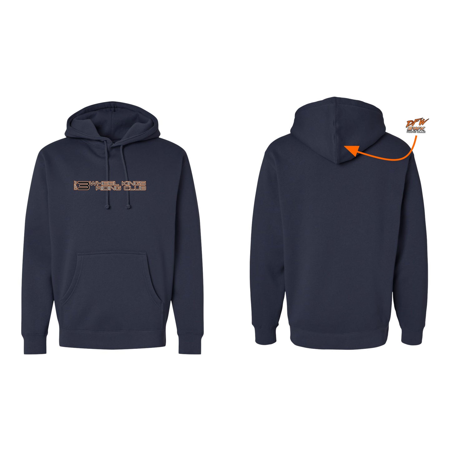 3 Wheel Kings Statement Midweight Hoodie