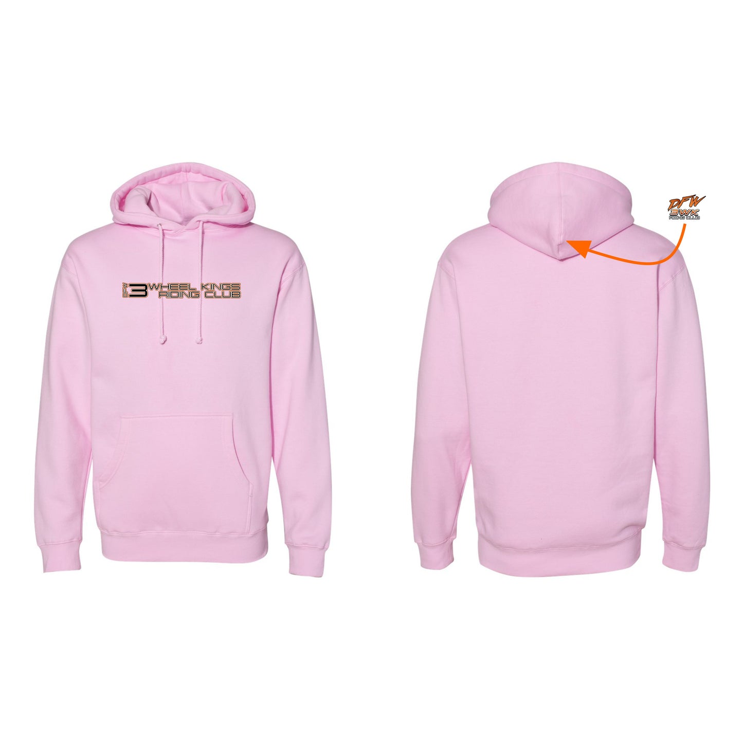 3 Wheel Kings Statement Midweight Hoodie