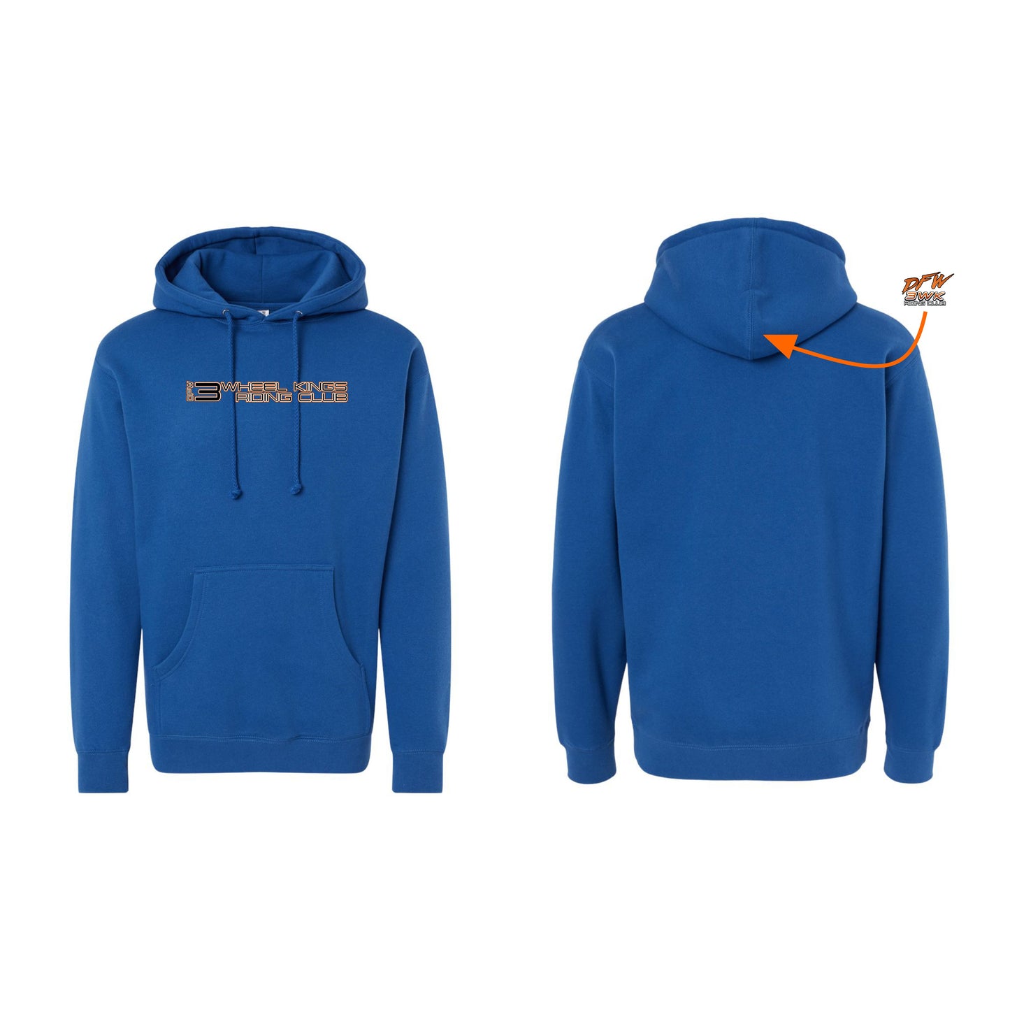 3 Wheel Kings Statement Midweight Hoodie