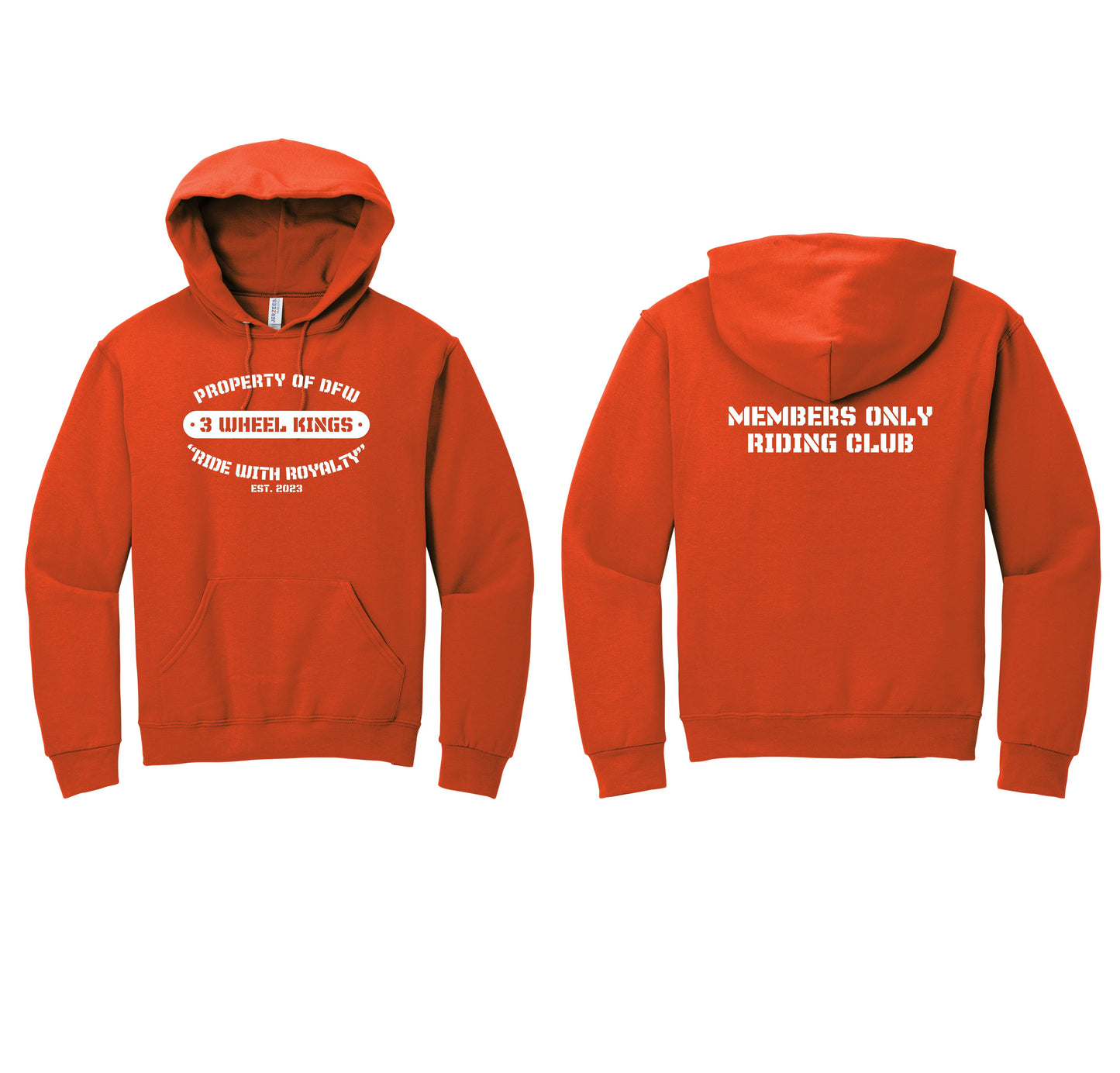 3 Wheel Kings Property Midweight Hoodie