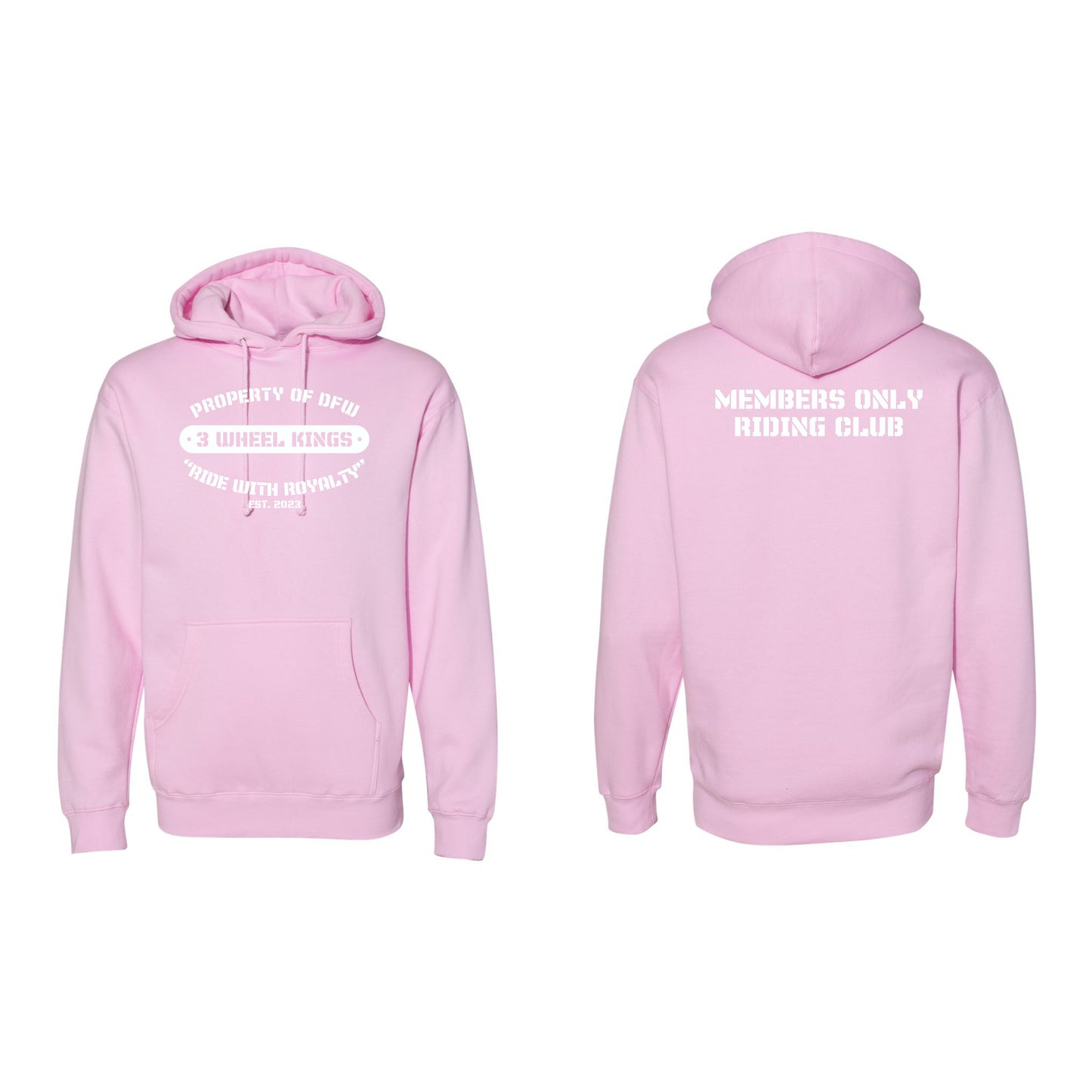 3 Wheel Kings Property Midweight Hoodie