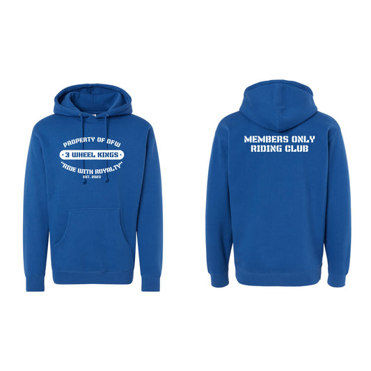 3 Wheel Kings Property Heavyweight Hoodie