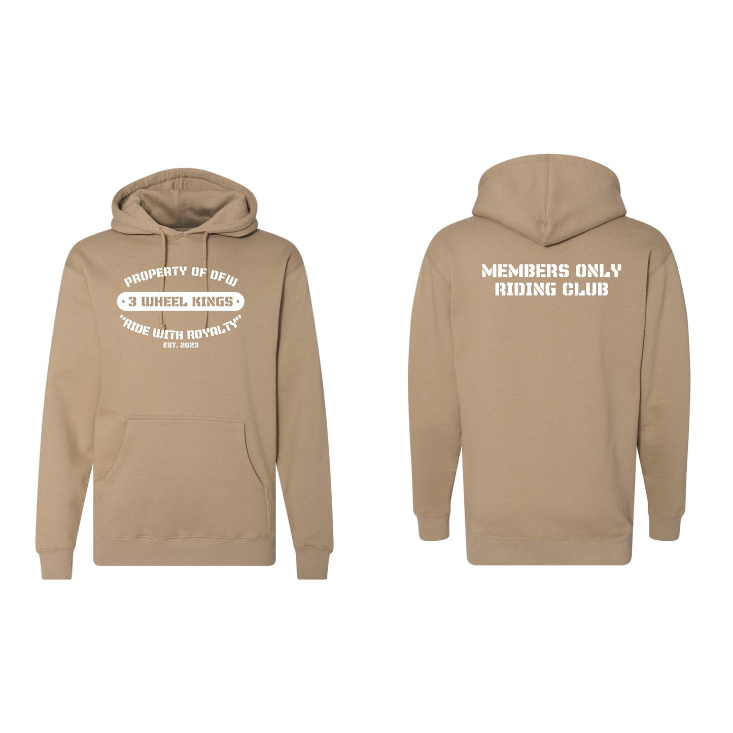 3 Wheel Kings Property Midweight Hoodie
