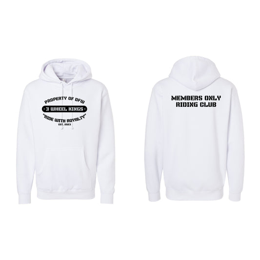 3 Wheel Kings Property Midweight Hoodie
