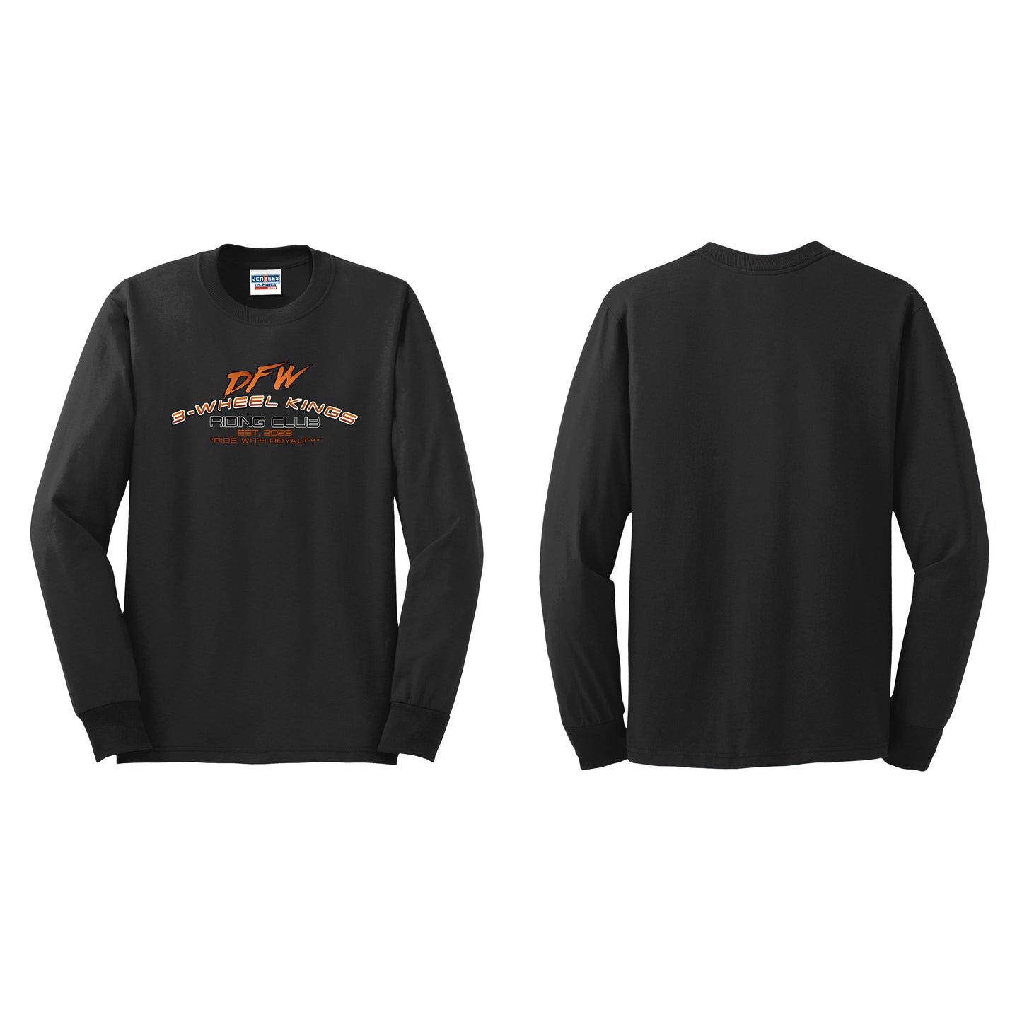 3 Wheel Kings Riding Club Long Sleeve Tee