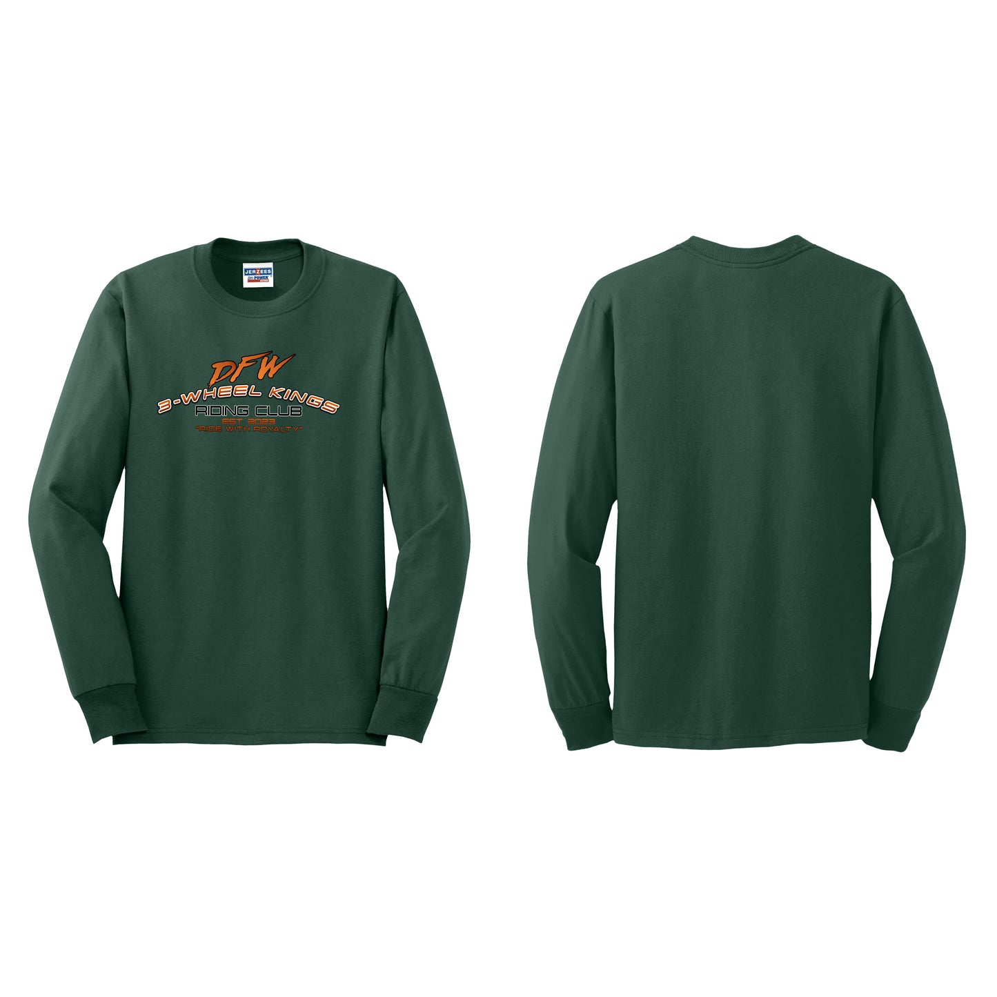 3 Wheel Kings Riding Club Long Sleeve Tee