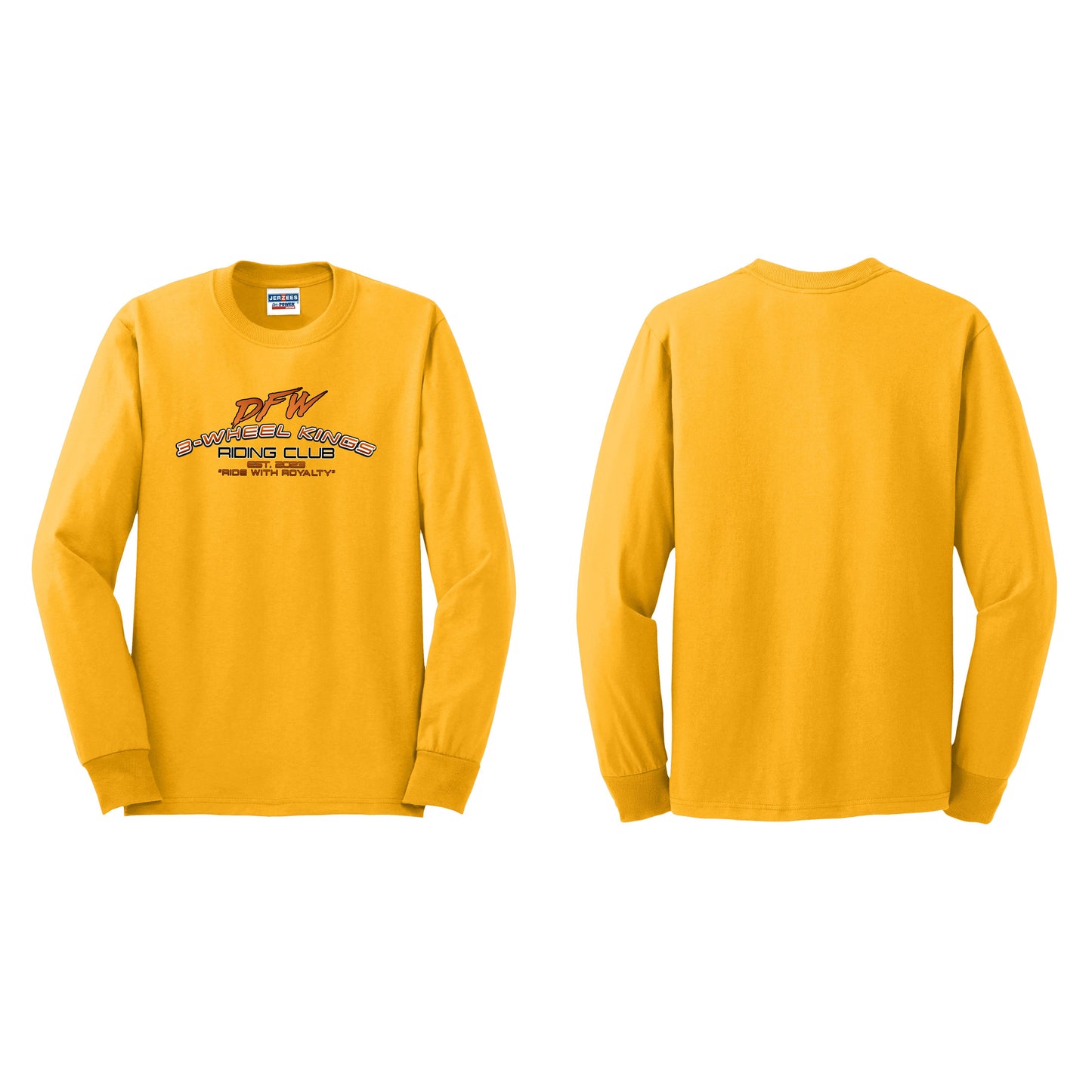 3 Wheel Kings Riding Club Long Sleeve Tee