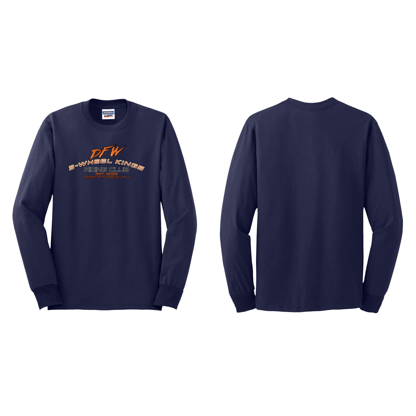3 Wheel Kings Riding Club Long Sleeve Tee