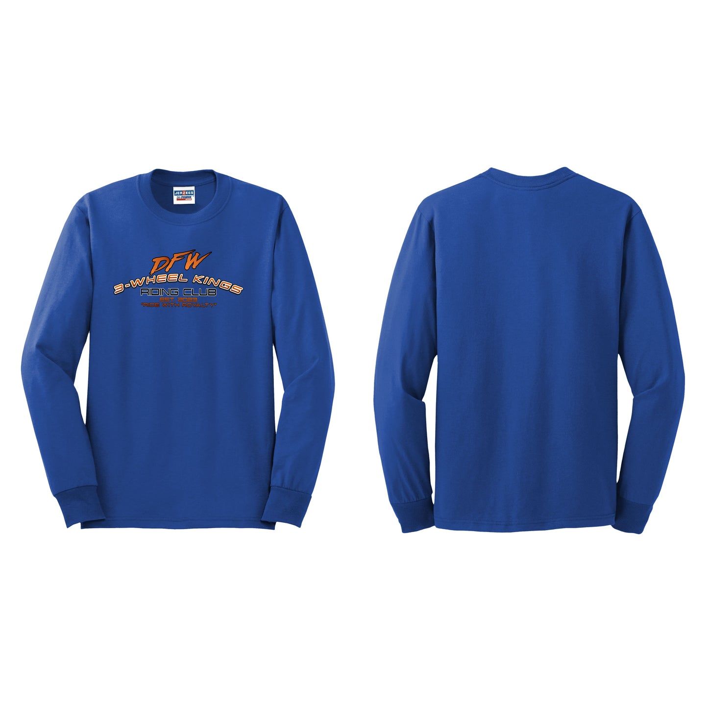 3 Wheel Kings Riding Club Long Sleeve Tee