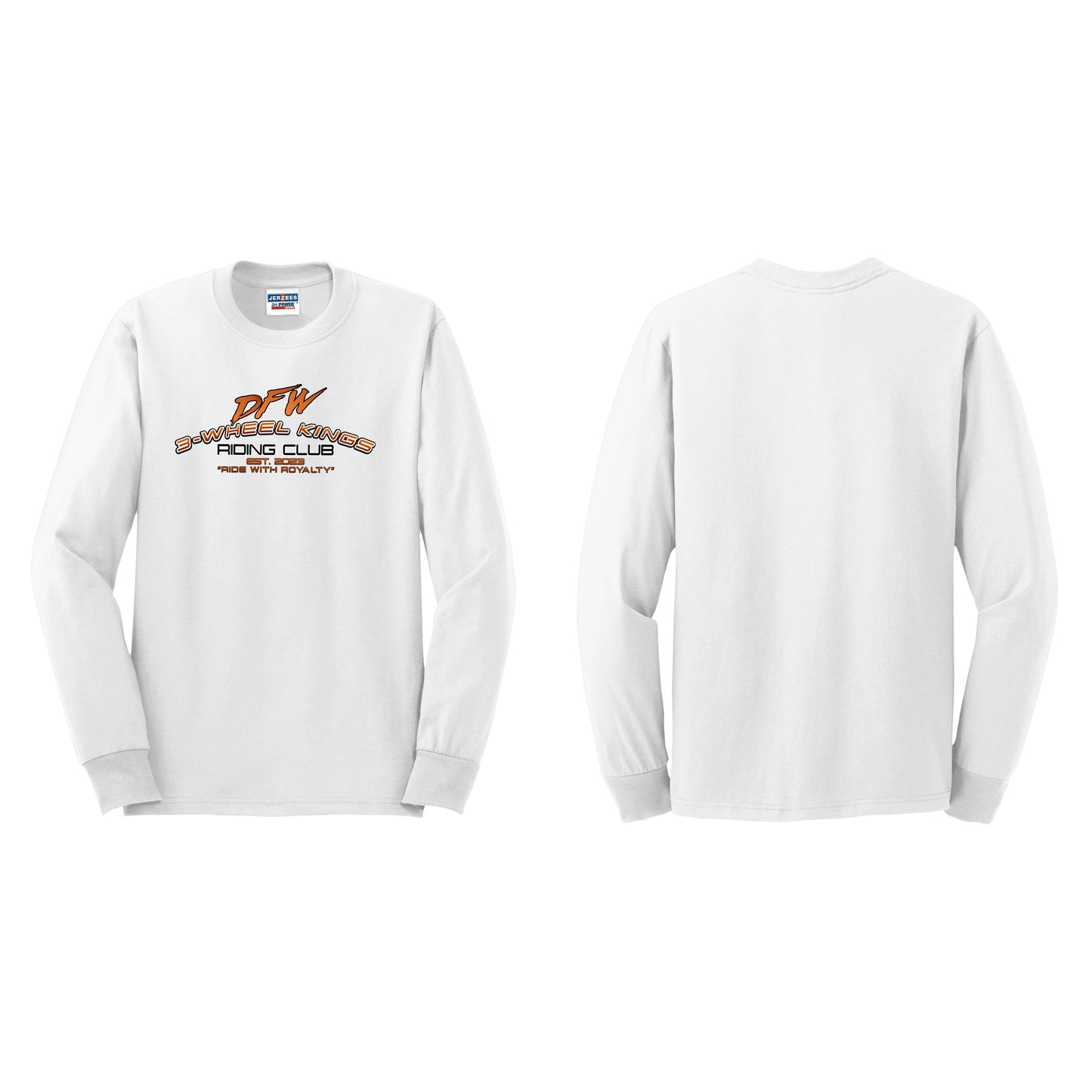 3 Wheel Kings Riding Club Long Sleeve Tee