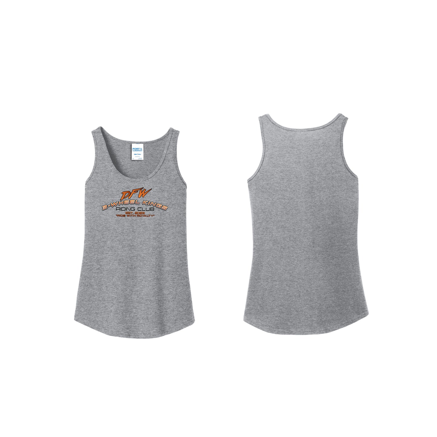 3 Wheel Kings Arch Logo Ladies Tank Top