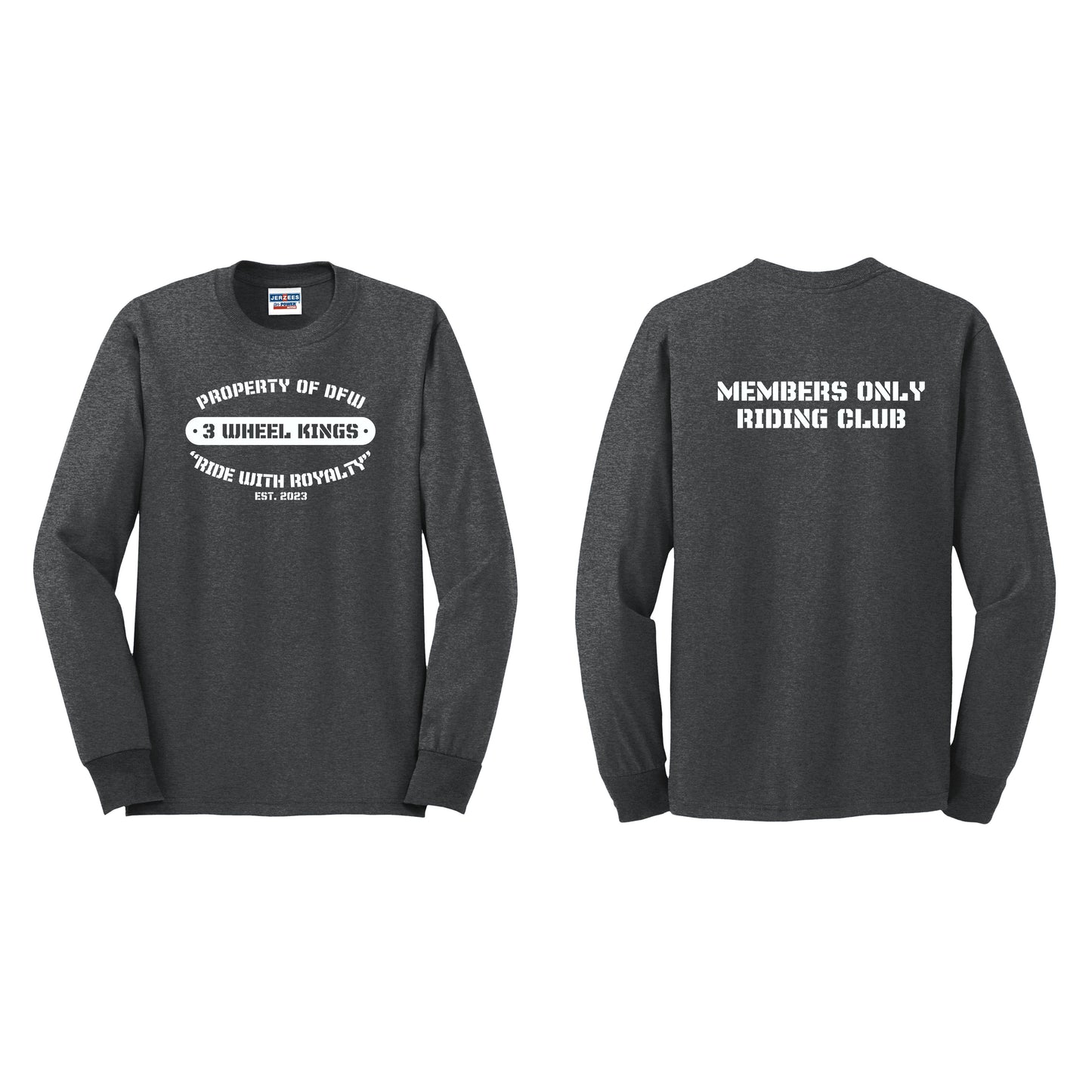 3 Wheel Kings Property Long Sleeve Tee