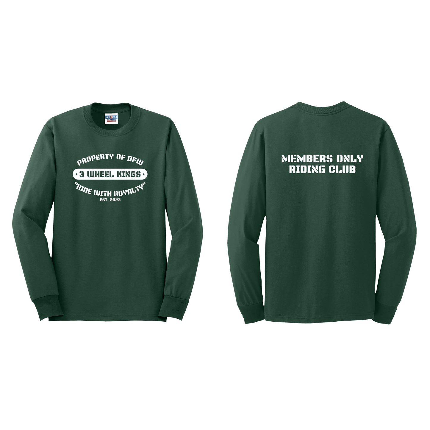 3 Wheel Kings Property Long Sleeve Tee