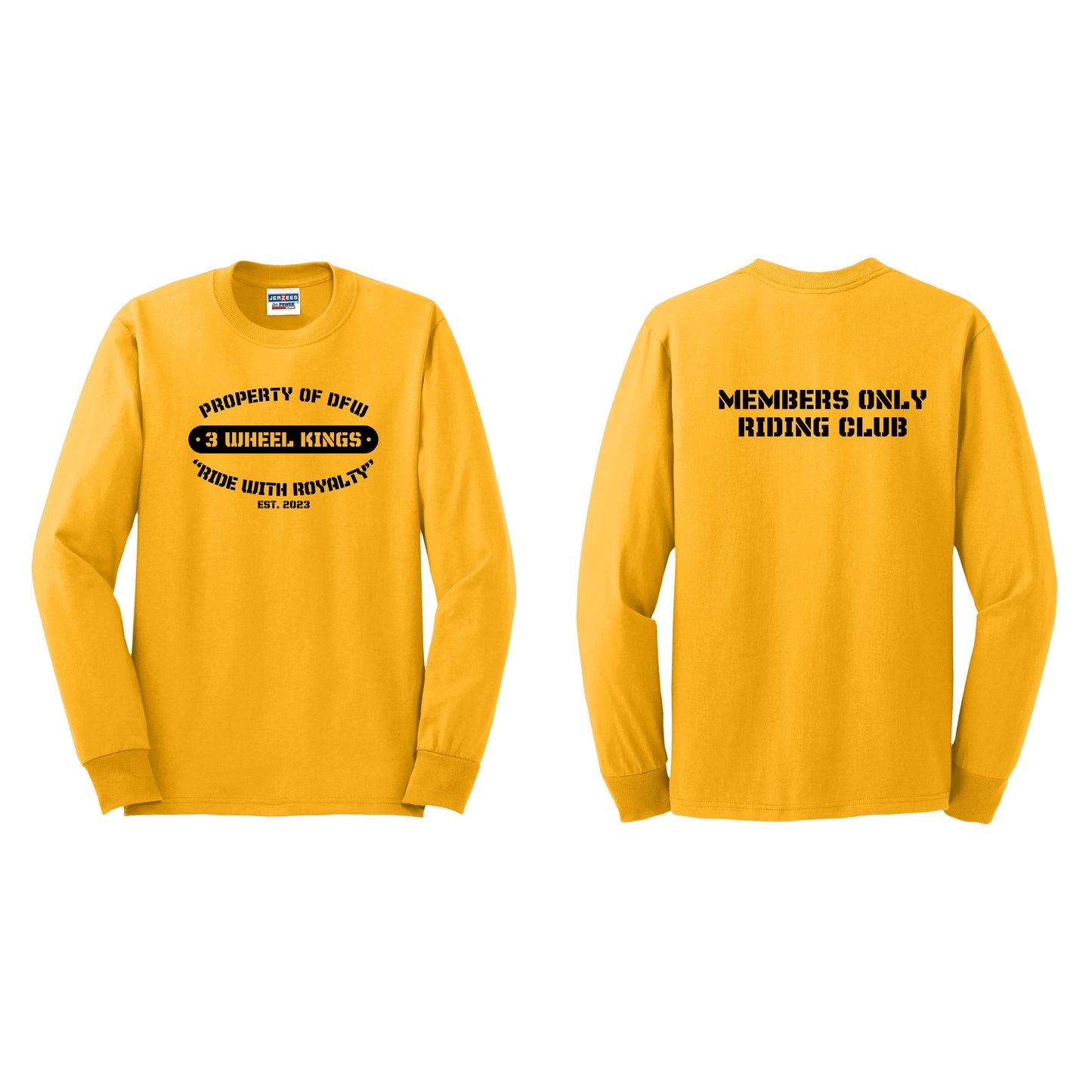 3 Wheel Kings Property Long Sleeve Tee