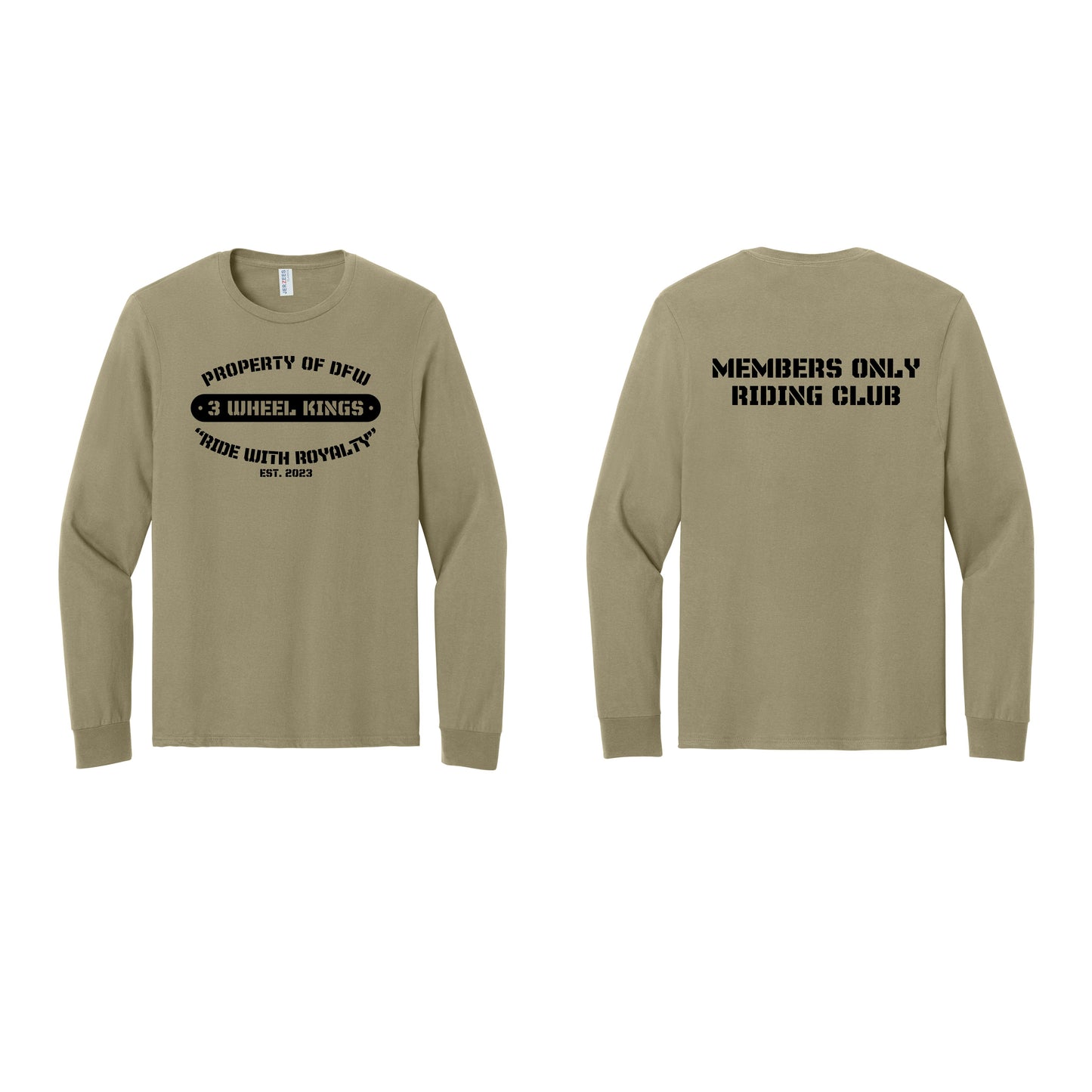 3 Wheel Kings Property Long Sleeve Tee