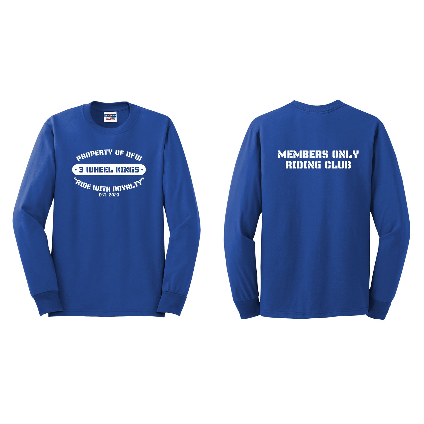 3 Wheel Kings Property Long Sleeve Tee