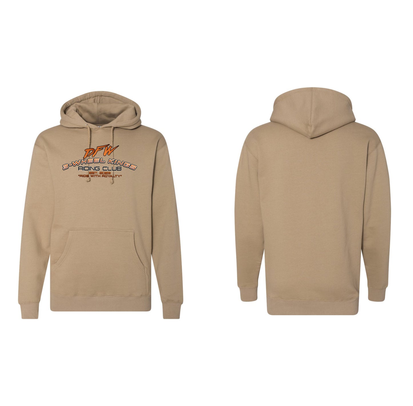 3 Wheel Kings Riding Club Heavyweight Hoodie