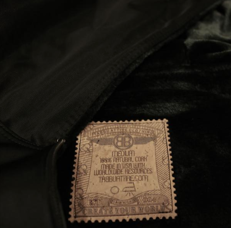 Black Stripe Hooded Jacket in Black