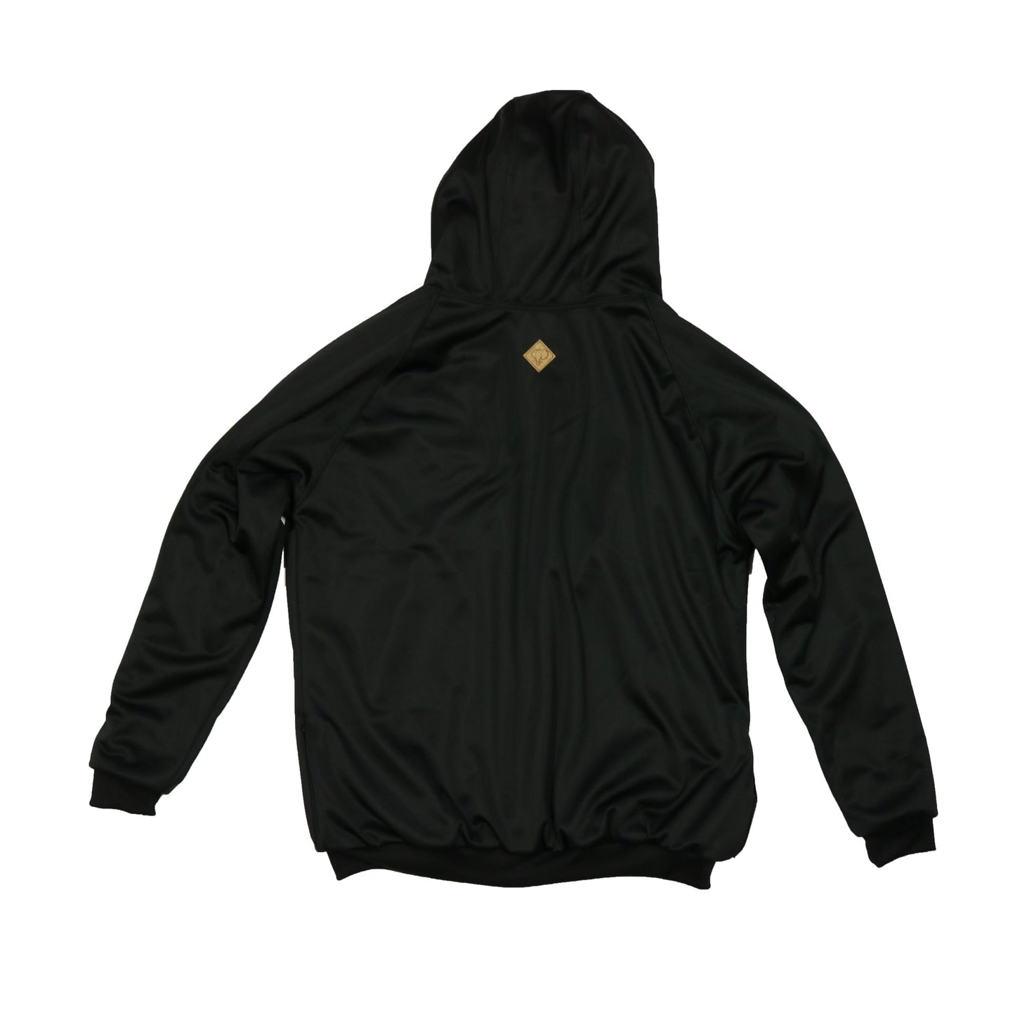Elephant Head Fur Lining Heavyweight Jacket-Black/White