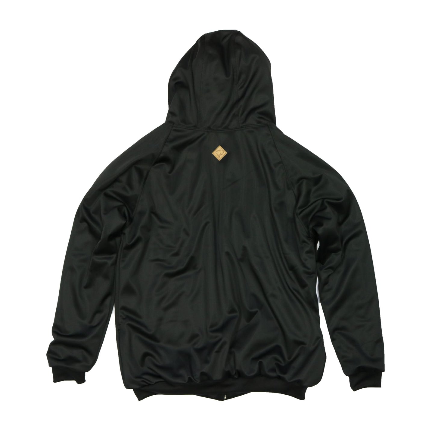Elephant Head Fur Lining Heavyweight Jacket-Black/White